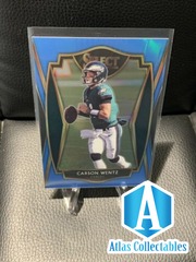 2020 Select Prizm Light Blue #116 Carson Wentz /99 Eagles